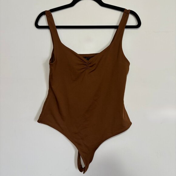 Forever 21 Brown Bodysuit - Size Large - Picture 1 of 8